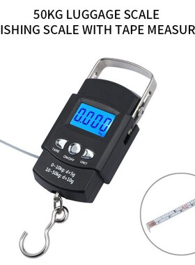 Mini Digital Scale 50kg For Fishing Luggage Travel Weighting