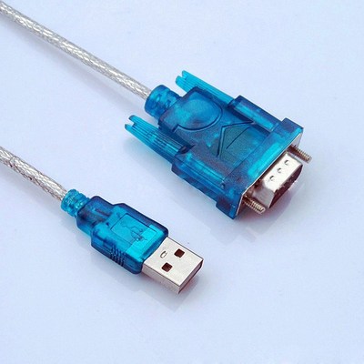 1Pc USB 2.0 To RS232 Serial Port 9 Pin DB9 Cable Serial COM