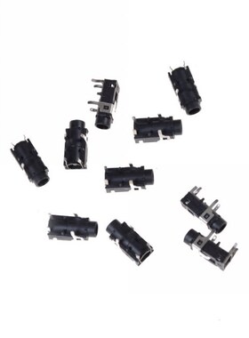 10pcs/lot PJ321 3.5mm Female Audio Connector 4 Pin SMT Headp