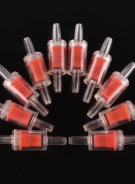 High Quality  Red 10 PCS Plastic One Way Non-Return Check Va