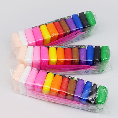 QWZ Light Clay Air Dry Polymer Plasticine Modelling Clay Su