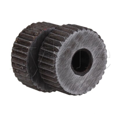 2PCS 19x8mm Single Straight Knurling Tool 1.6mm Pitch Linear