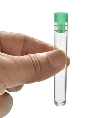 10Pcs 12x75mm Hard Plastic Tube Polystyrene Test Tube High T