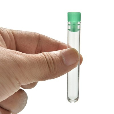 10Pcs 12x75mm Hard Plastic Tube Polystyrene Test Tube High T