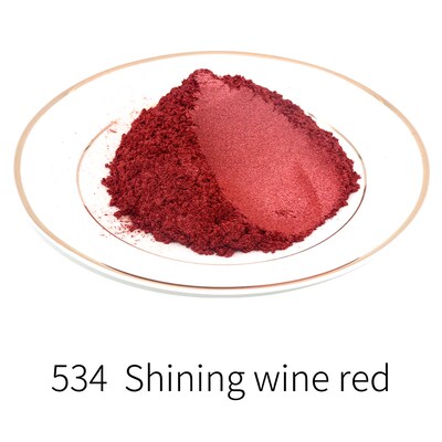 Wine Red Pearl Powder Pigment Mineral Mica Powder Dye Colora