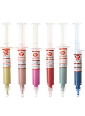 8Pcs Diamond Polishing Lapping Pastes Compound Syringes Set