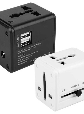 Double USB International Travelling Power Plug Adapter AC 11