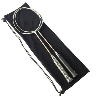 Plush Cloth Badminton Racket Ball Bag Single Shoulder Diagon