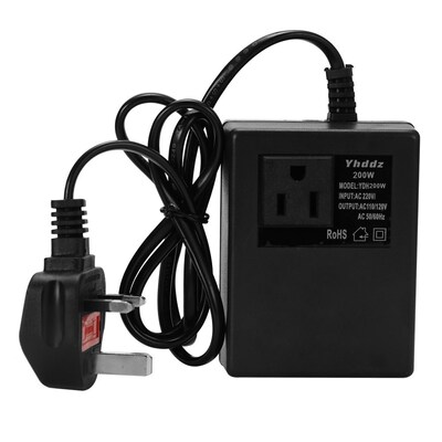 Intelligent Efficient Household 200W AC 220V To 110V Step Do