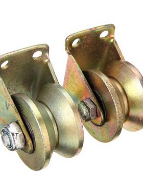 New 2pcs 2inch Sliding Gate Roller Wheel Mayitr Steel V Type