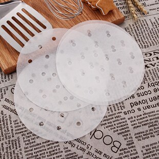 50pcs Bamboo Basket Steamer Paper Kitchen Cooking Bamboo Ste