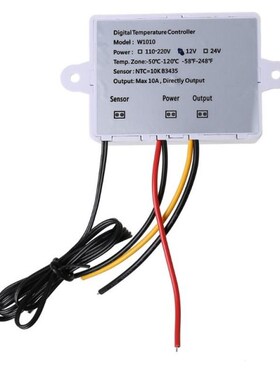 Digital Fahrenheit and Centigrade Thermostat 10A Output Temp