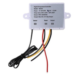 Digital Fahrenheit and Centigrade Thermostat 10A Output Temp