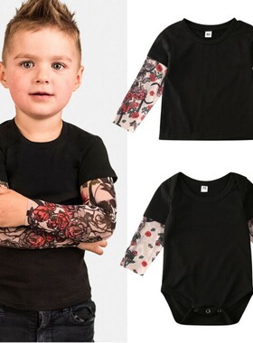 Baby kids Tattoo Sleeve Clothes Toddler Babies Newborn Infan