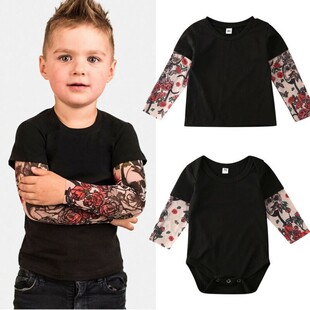 Baby kids Tattoo Sleeve Clothes Toddler Babies Newborn Infan