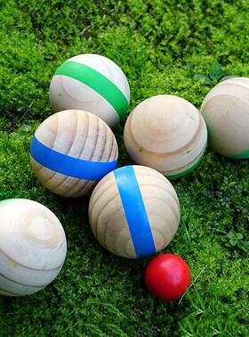 7cm Wooden Puzzle Ball Casual Fun Kids Toy Outdoor
