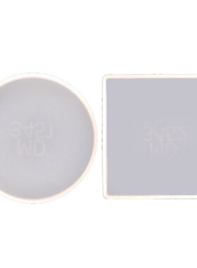 2Pcs Round Square Coaster Resin Mold Kit Geode Agate Resin C