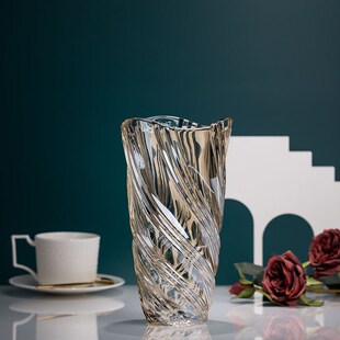 American light excessive ryukyu and light crystal glass vase