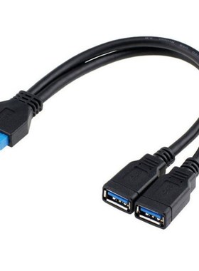 2 ports USB 3.0 Female to Motherboard 20pin Header for front