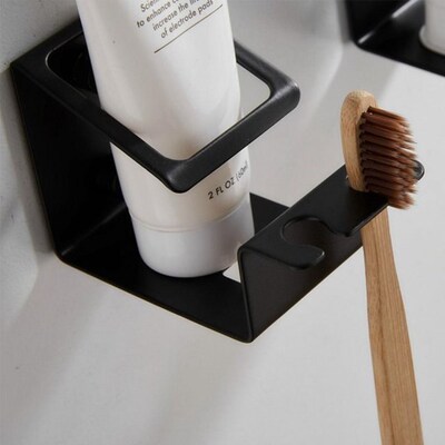 1Pc Toothbrush Holder Steel Sturdy Organizer Toothbrush Hold
