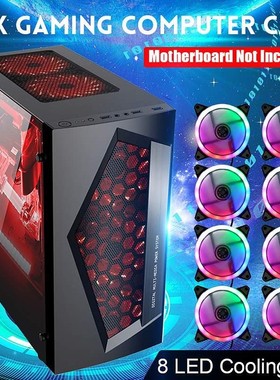 V3 ATX  8 Fan Ports SB 3.0 Computer Gaming PC Case  M-ATX/Mi