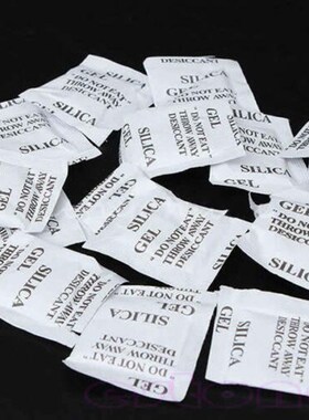 100 Packets Lot Silica Gel Sachets Desiccant Pouches Drypack