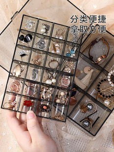 Jewelry box large earrings earrings jewelry boxes portable