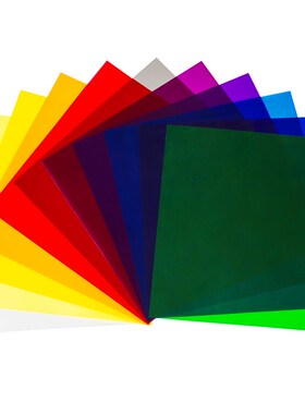 11PCS 30*30cm Color Gels Filter Card Lighting Diffuser RGB l