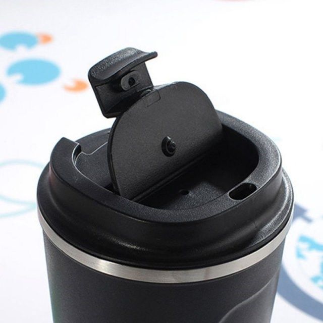 380ml travel thermo cup water beverage bottle solid matte su