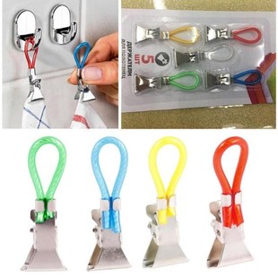 5Pcs/Lot Tea Towel Hanging Clips Towel Hangers Hanging Cloth
