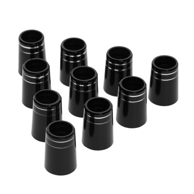 Plastic Golf Club Heads Replacets 10 Pcs Black Golf Ferrules