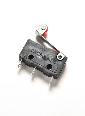 10pcs/lot AC 5A 125V-250V Micro Roller Lever Arm Normally Op