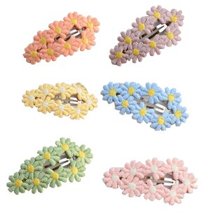 Baby Girl Children hairpin BB Hair Clip clamp Daisy Flower W