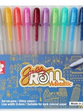 Sakura Gelly Roll Gel Pen Set Moonlight Metallic Regular 3D