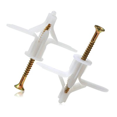 Drywall and Hollow-Wall Anchor Assortment Kit, Anchors, Scre