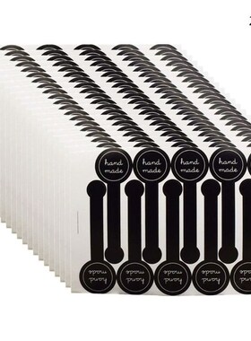 200pcs Hand Made Pastry Mooncake Seal Sticker Strip Package