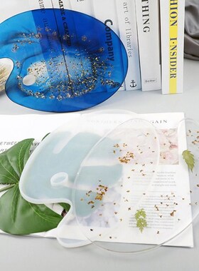 Paint Drawing Board Silicone Mold Irregular Makeup Tray Epox