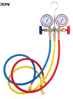 KKMOON Refrigerant Manifold Pressure Gauge Set Barometers Ai