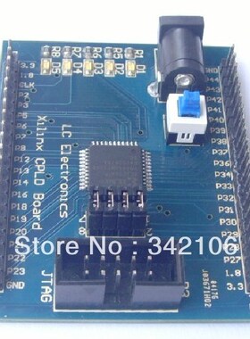 Free Shipping!!!   Xilinx CoolRunner-II XC2C32A CPLD develop