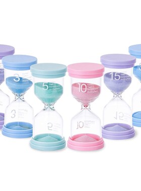 6 PCS Sand Timers are suitable for Kids and Classroom - Big