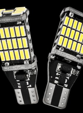 2PCS T15 921 W16W 45 D 4014 LED Auto Additional Lamp CANBS N