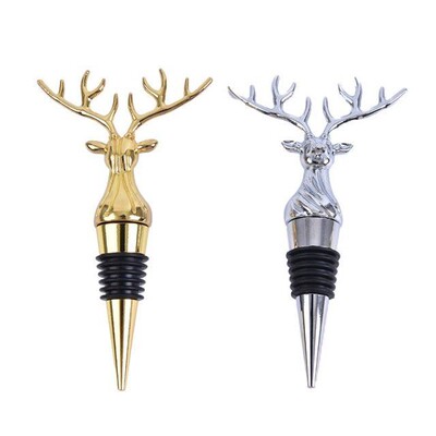 1Pcs Stainless Steel Deer Stag Head Wine Pourer Unique Wine