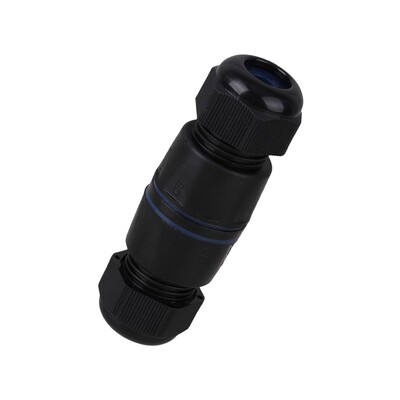 Ethernet LAN IP68 Protection M25 Stuffing Locknut Plastic RJ