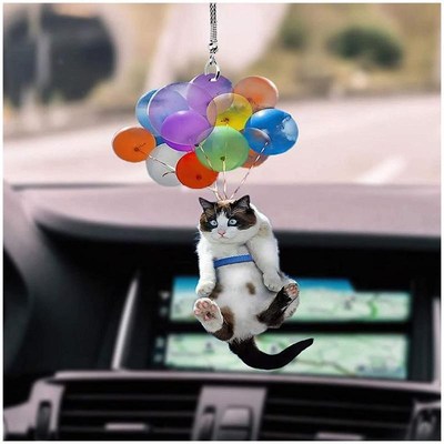 NEW Car Hanging Ornament Cat Decoration Pendants Car Interio