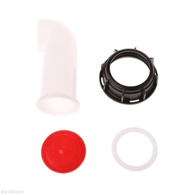 1PC IBC Tote Tank Drain Cover Extension Spout Hose Nozzle Ta