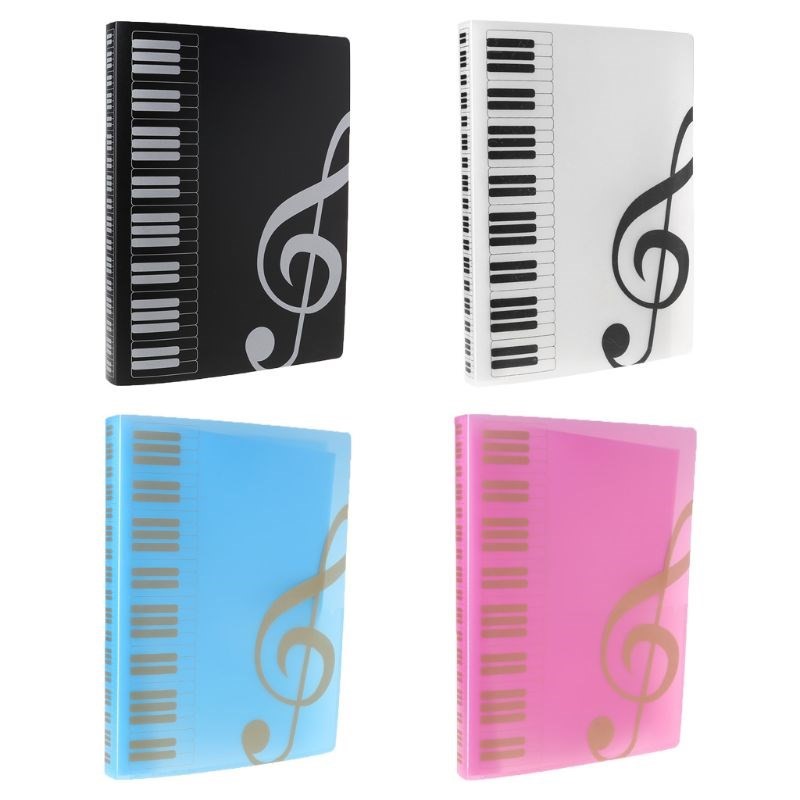 40 Pages A4 Size Piano Music Score Sheet Docut File Folder S