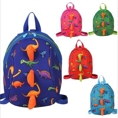 Children's Backpack Cute Print Cartoon Little Dinosaur Anti-