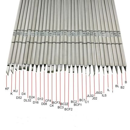 T12 Series Soldering Iron Tips for HAKKO T12 Handle LED vibr