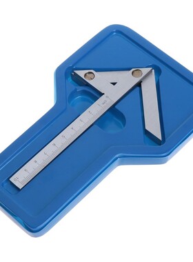 Centering Square 100*70mm Gaging Center Gauge Round Bar Mark