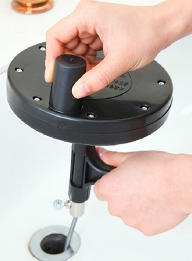 Cable Auger Plumber's Snake Flexible Steel Cable with Spool